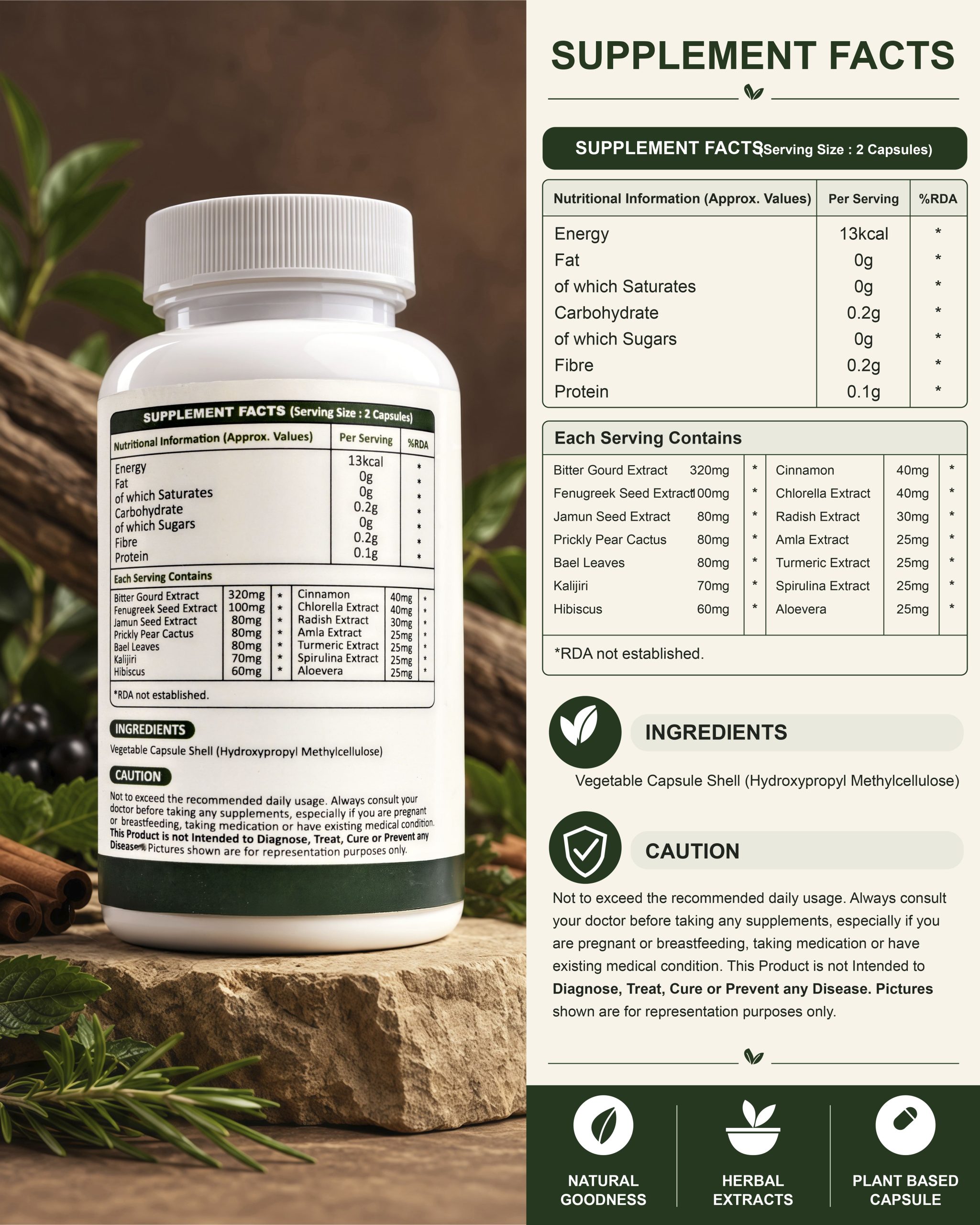 Uma Amrut Diabetes Supplement Packaging