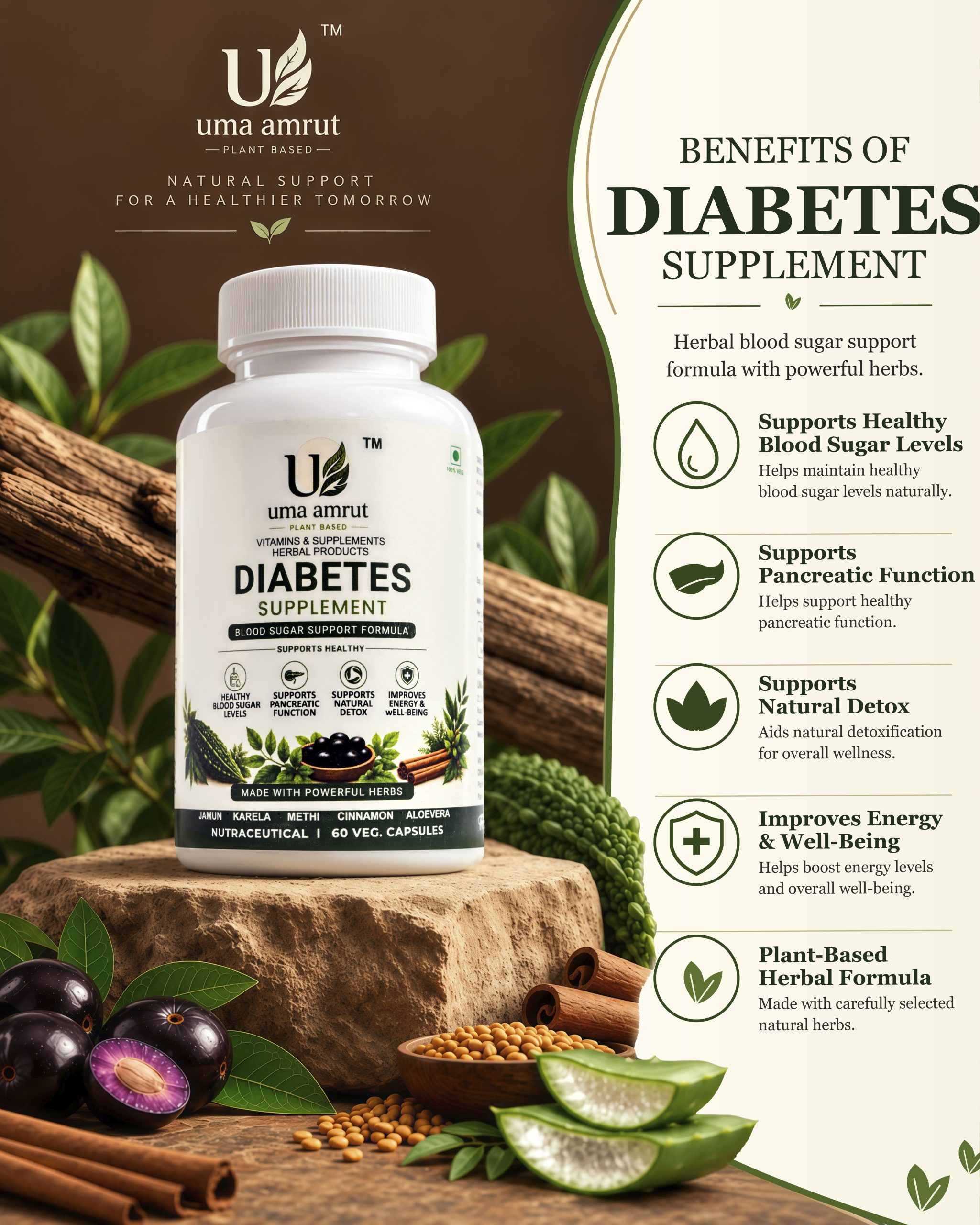 Uma Amrut Diabetes Supplement Product