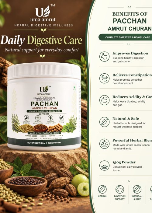 Uma Amrut Pachhan Amrut Churan Ayurvedic Herbal Product