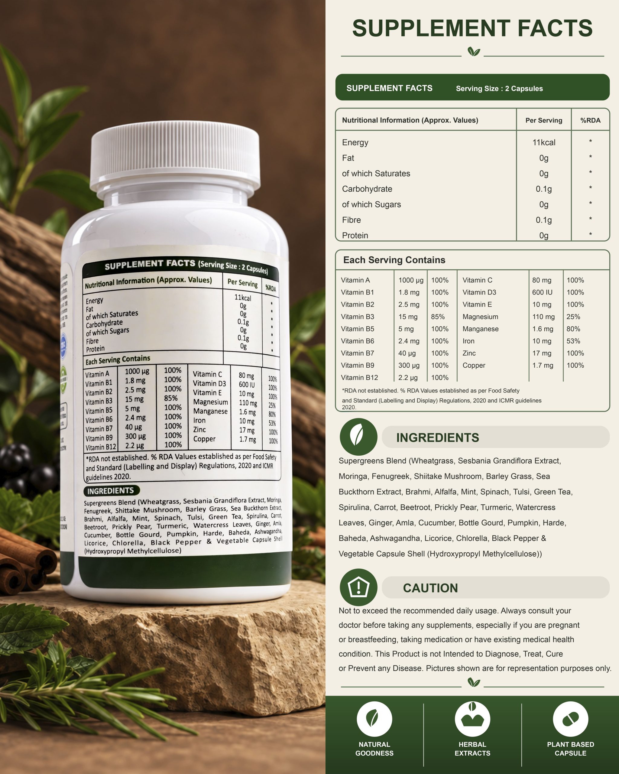Uma Amrut Vitamin B12 Supplement for Energy Metabolism and Nerve Support