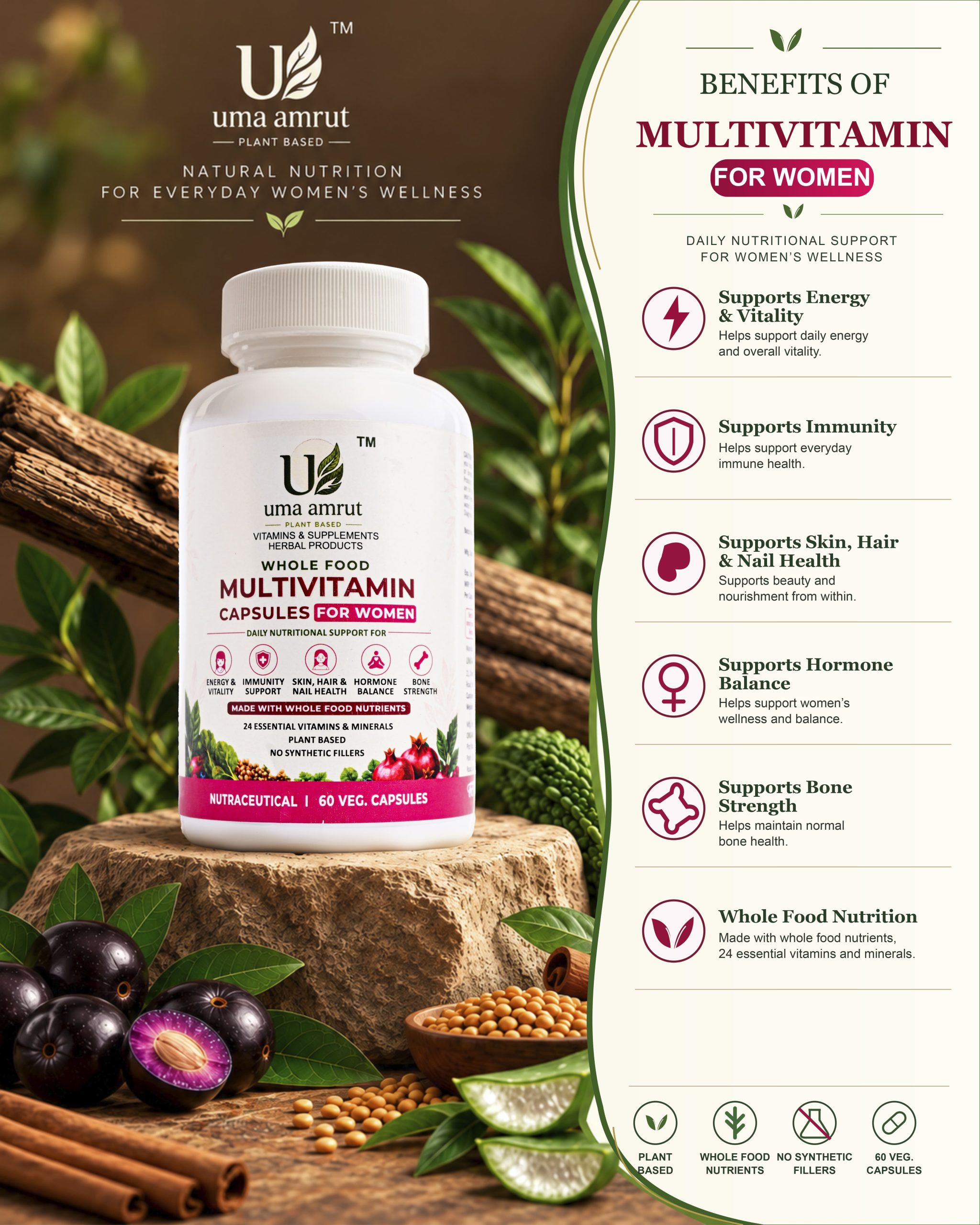 Uma Amrut Women's Vitamin Capsules
